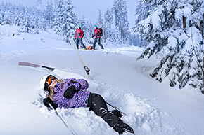 Unfallversicherung - Skiunfall